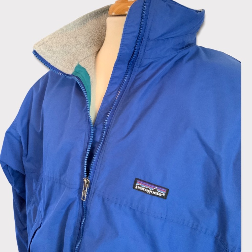 Vintage Patagonia 1990 XL Color Block Jacket Made in the USA